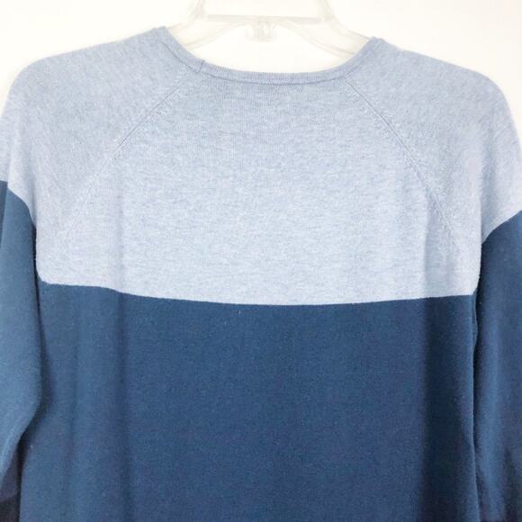 Jean Pierre 100% Cotton Color Block Sweater Size Large - Picture 7 of 9